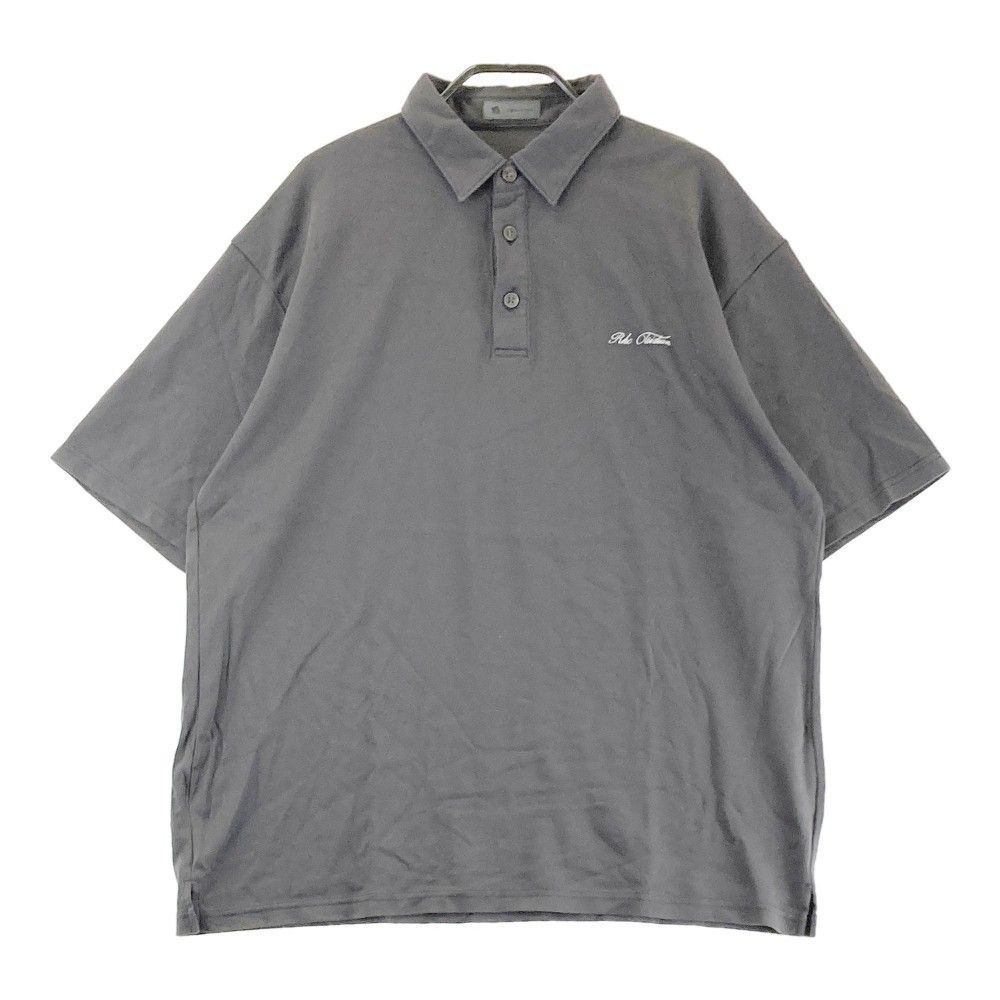 サイズ：M OBSIDIAN オブシディアン 半袖ポロシャツ グレー系