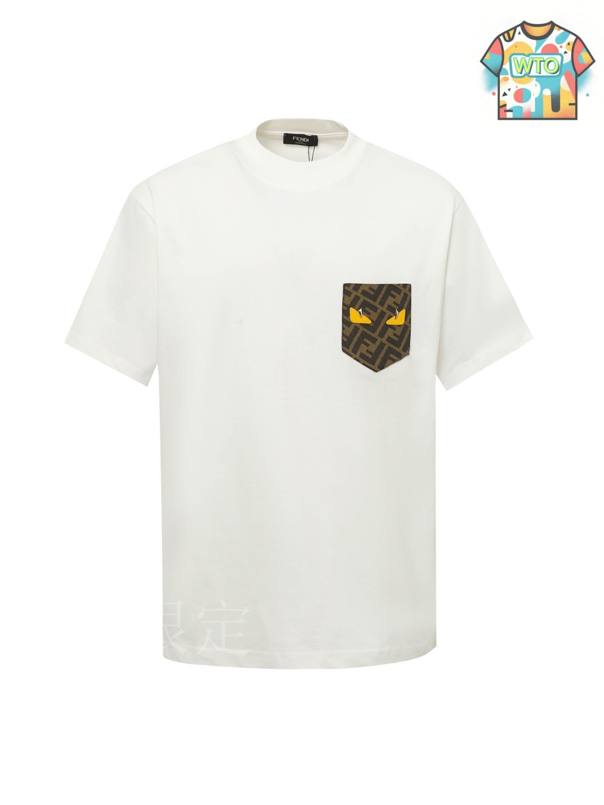 FENDI 25SS＊FFメタルロゴ Tシャツ 半袖 オーバーサイズ FENDI】25SS＊FFメタルロゴ Tシャツ 半袖 オーバーサイズ (FENDI