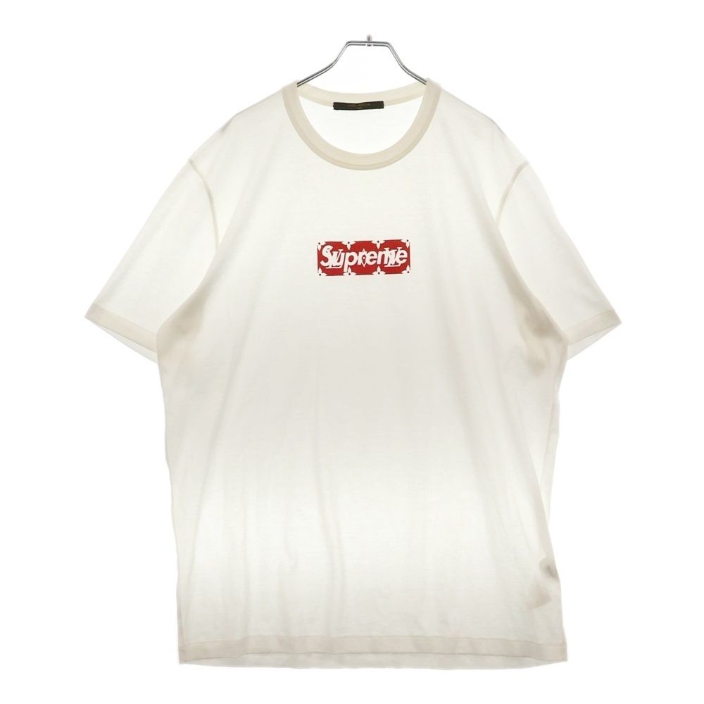 シュプリーム ルイヴィトン LVボックスロゴクルーネック半袖Tシャツ XL 