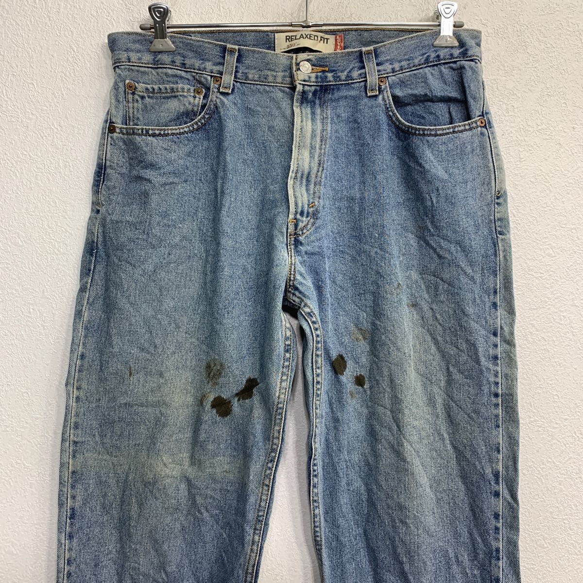 Levi's 550 USA製 W34 Levi's 550 black denim pants W34/L30 ➀ USA製 オリジナル