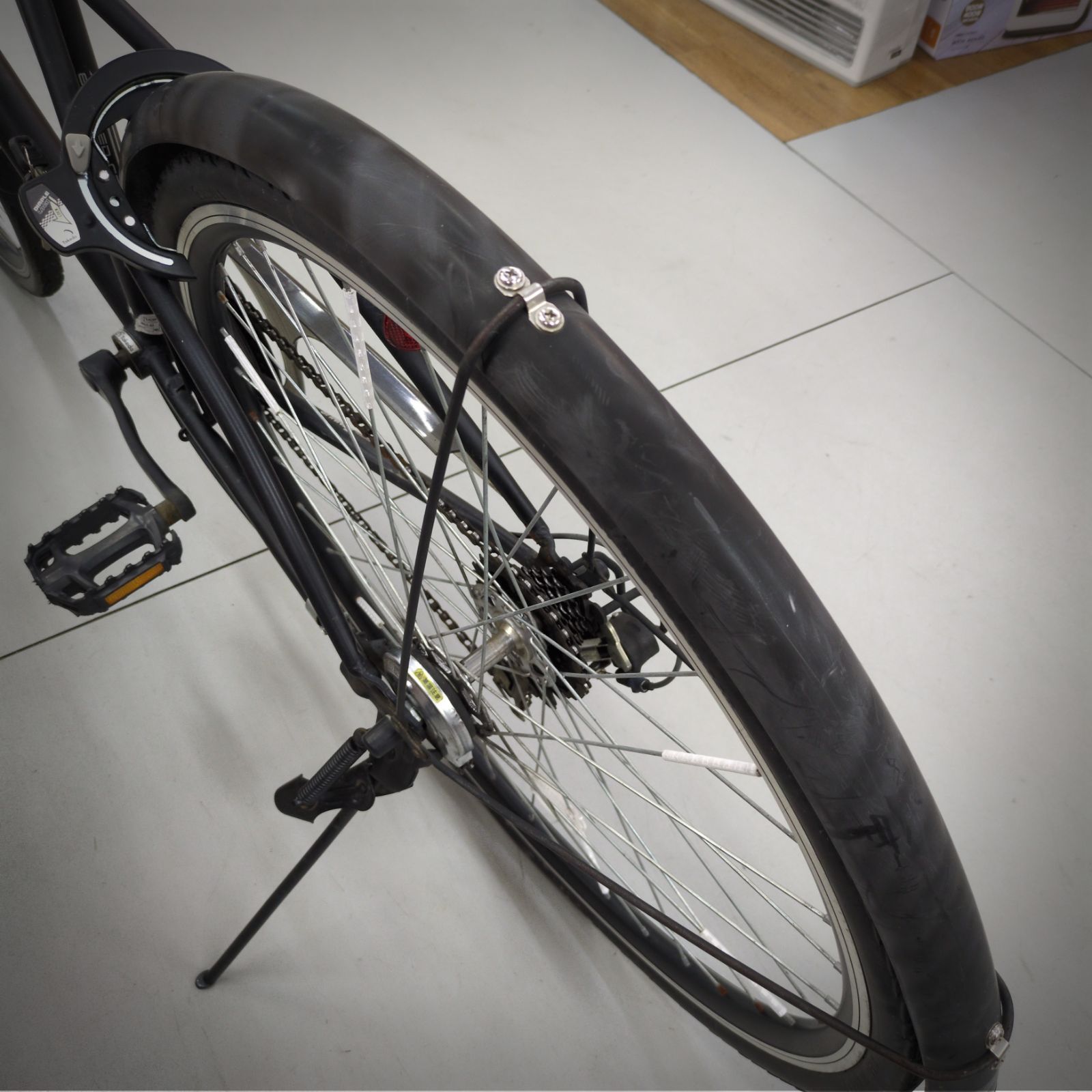 J266 ☆サビキズ使用感☆ノーパンククロスバイク自転車☆HEAD