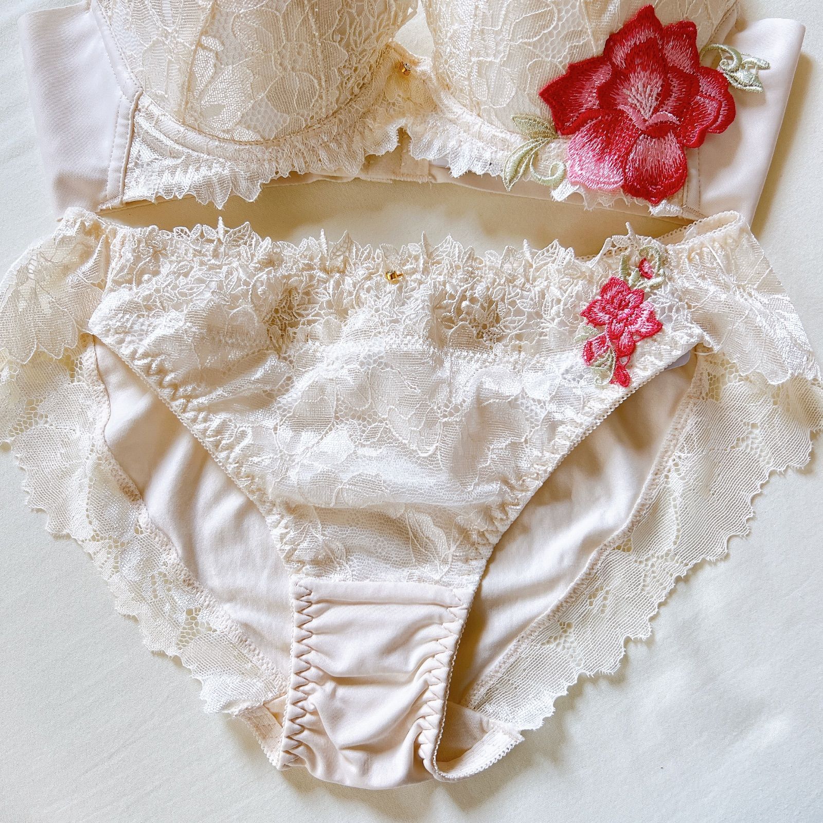 wacal 張り替え ワコール フランス 極上 レースのセット C75& M 