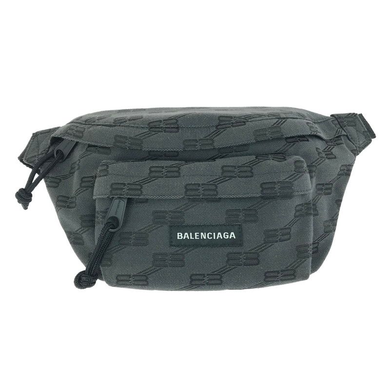 BALENCIAGA バレンシアガ SIGNATURE BELTPACK 713042 シグネチャー ベルトパック ウエストバッグ 総柄 ボディバッグ カバン 188-250518-hi-20-tag