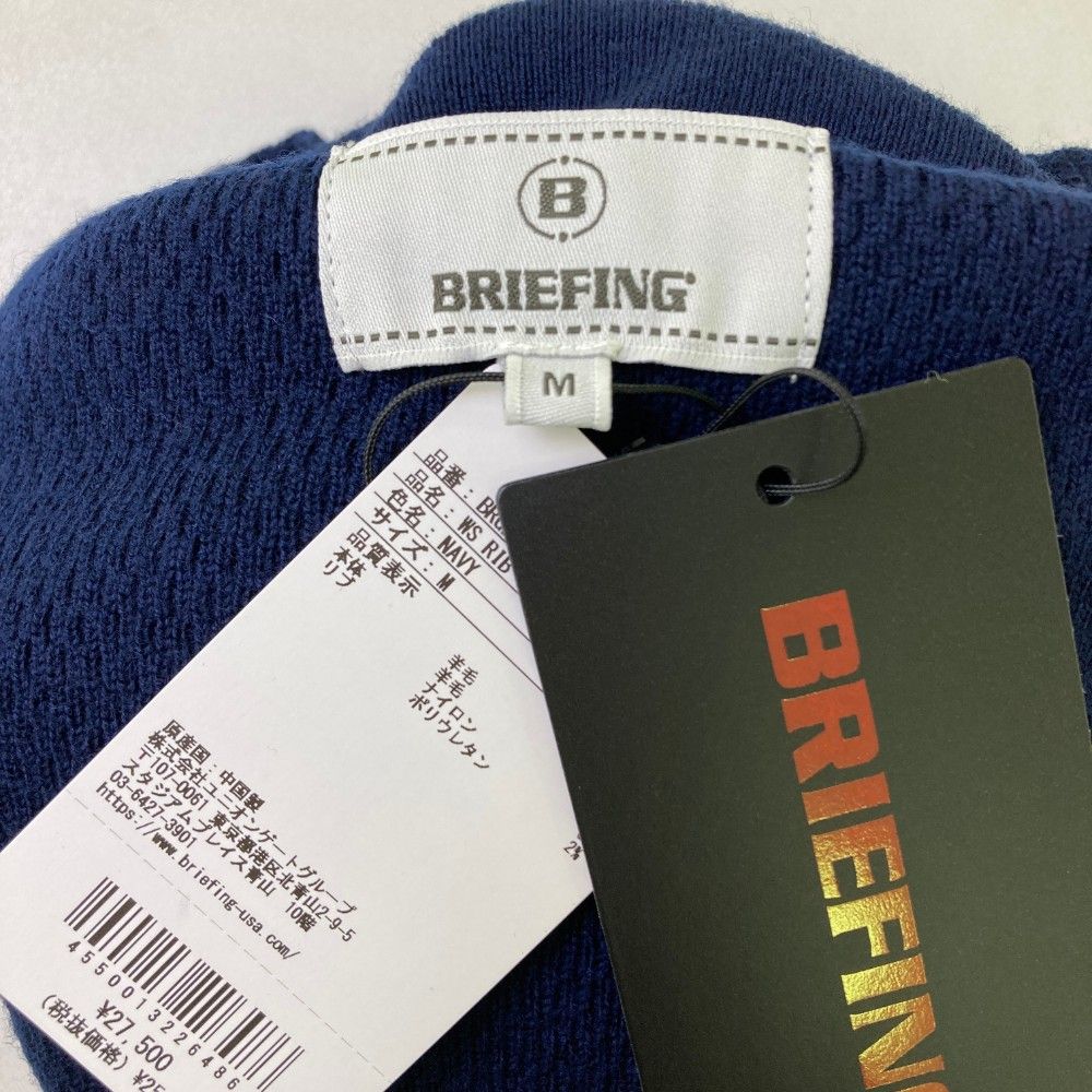 BRIEFING ネイビー セーター M BRIEFING ネイビー セーター M