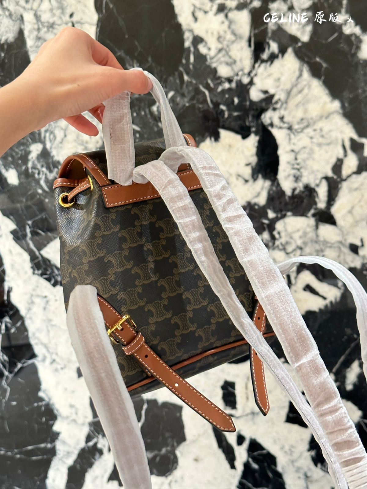 今日特価】Celine ヴィンテージモチーフ mini リュックサック