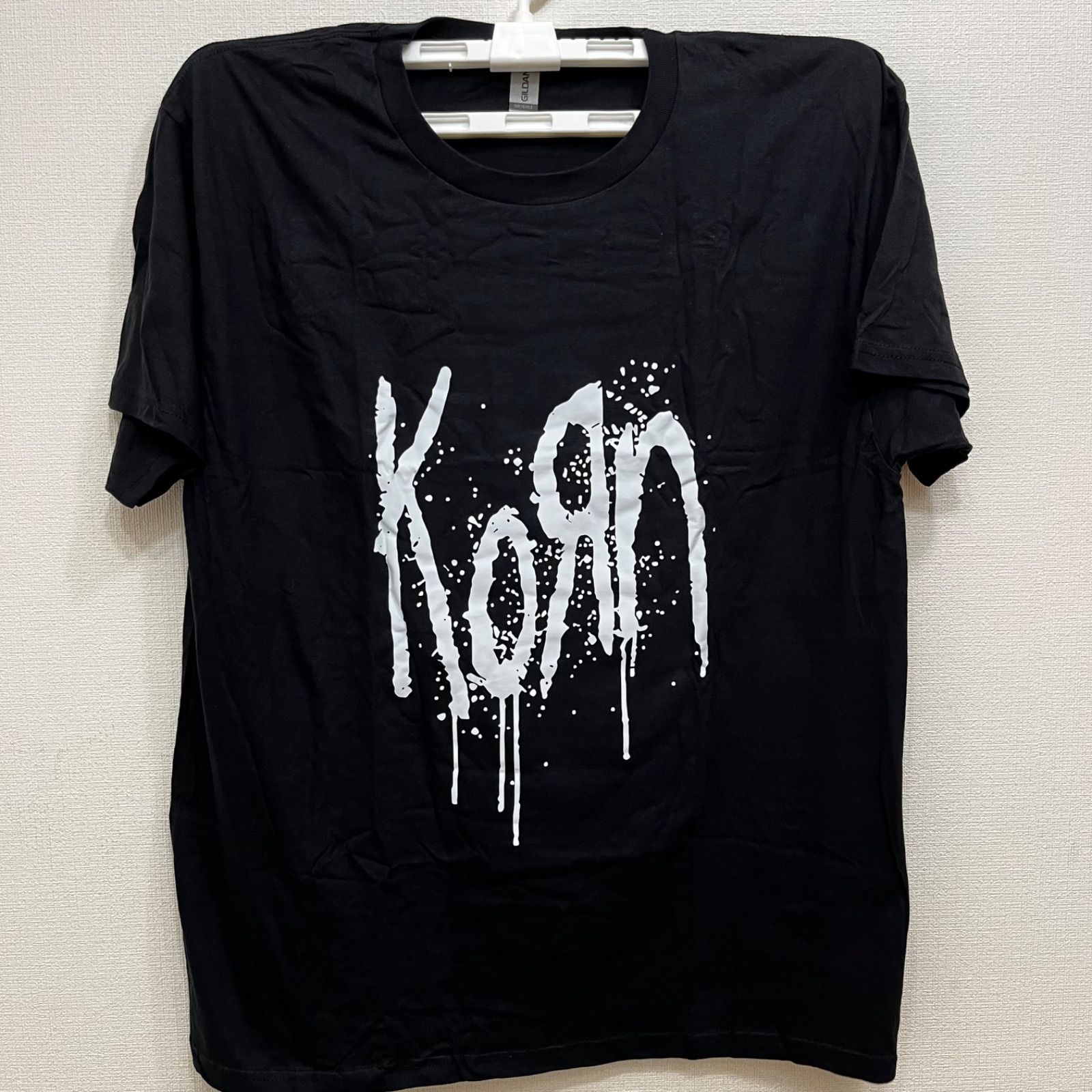 【新品】コーン KORN KoRn バンドTシャツ メタル ロック ロックTシャツ バンティー メンズ 半袖 ブラック かっこいい