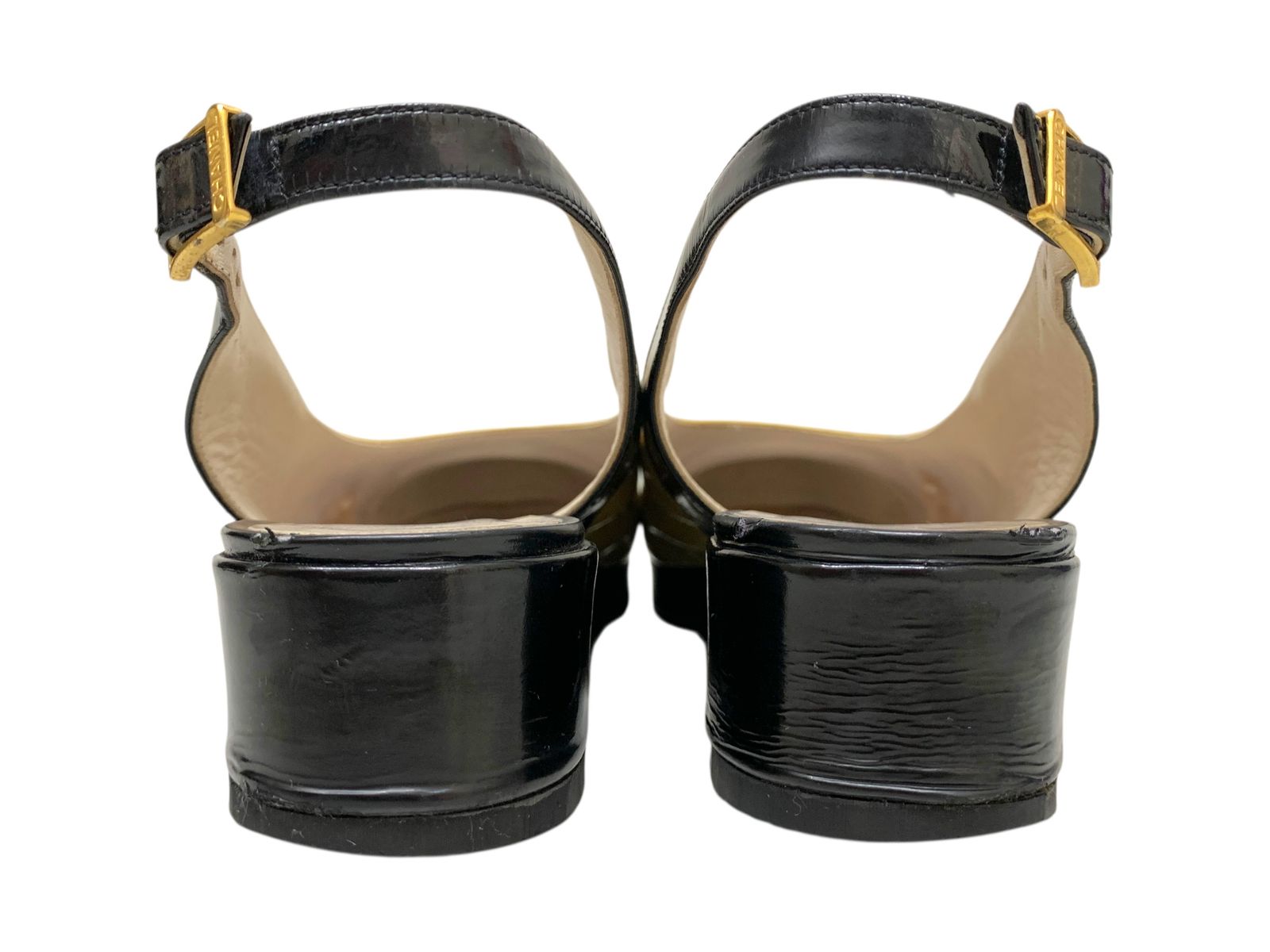 バックベルトパンプス EU36