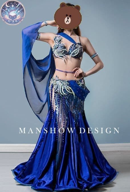 ベリーダンス衣装 ブラスカートアクセサリー付 豪華 オーダーメイド 新品 未使用 新作 ベリーダンス衣装 ブラスカート アクセサリー付 豪華