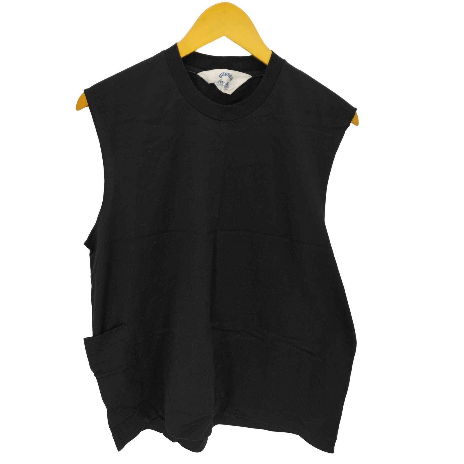 サンシー SUNSEA 22SS CUT OF F SLEEVELSS T メンズ JPN：3 