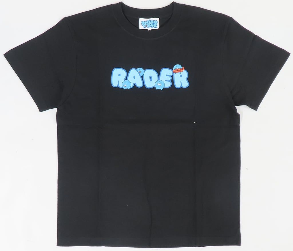 中古】Tシャツ らっだぁ RADER TシャツA(ロゴ青) ブラック XLサイズ