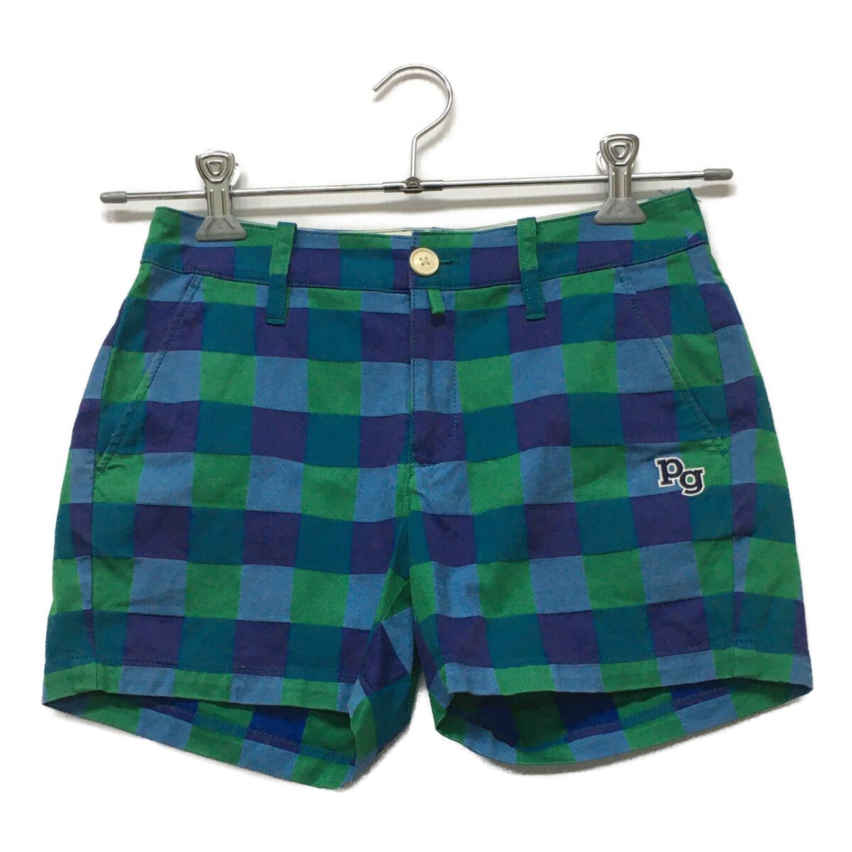 中古 レディース パーリーゲイツ PEARLY GATES ショートパンツ 0(S) 青