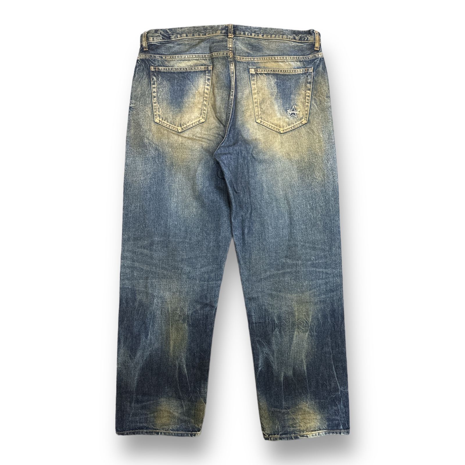 国内正規 美品 SUPREME 23AW Distressed Loose Fit Selvedge Jean ディ ...