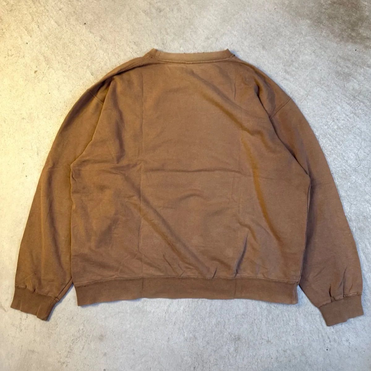 stussy ブラウン フェード 茶色 スウェット sweat 00s Y2K サン  
