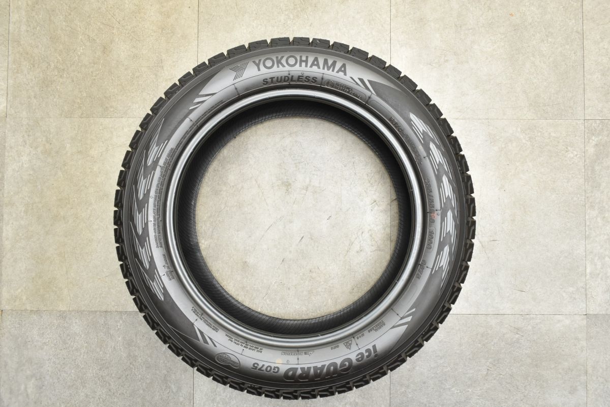 バリ溝】ヨコハマ アイスガードG075 235/55R18 4本セット NX RAV4