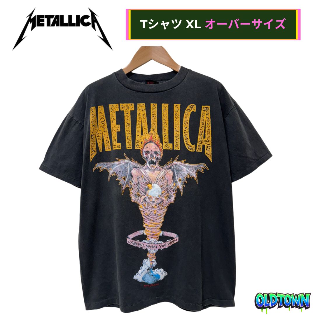 メタリカ Tシャツ Lサイズ ブラック USA製 90s 両面プリント