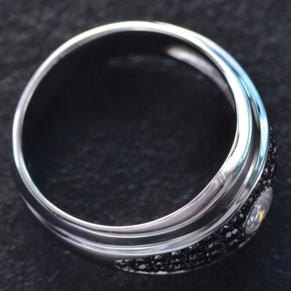 印台 メンズリング プラチナ Pt900 ブラックダイヤモンド ダイヤモンド リング 大粒 ブラックダイヤ 印台リング 幅広 特大 太め 指輪 男性 日本製 刻印入り マラソン同時開催☆10%OFFクーポン印台 メンズリング