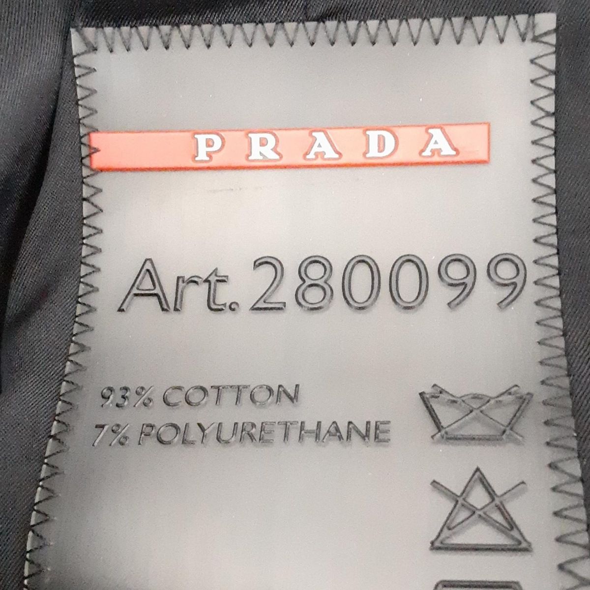 PRADA SPORT(プラダスポーツ) コート レディース - 黒 長袖/春/秋  