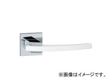 川口技研/KAWAGUCHI 82W 角座クローム 表示錠 Pタイプ（角サムターン座） LVS-82W-4PSQ-Cｒ クローム＋ホワイト