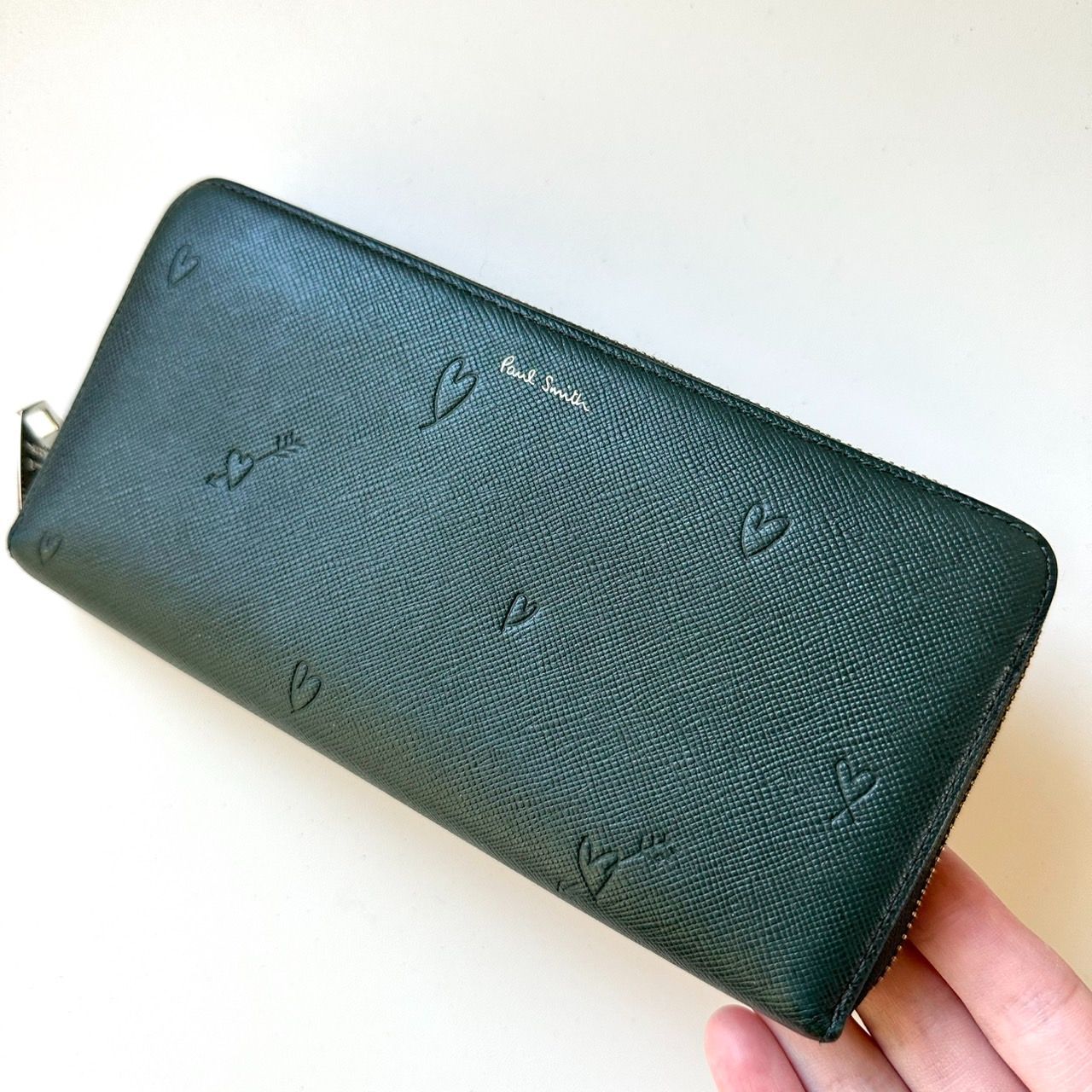 ポールスミス Paul Smith 長財布 スミシーハート 美品 レディース 