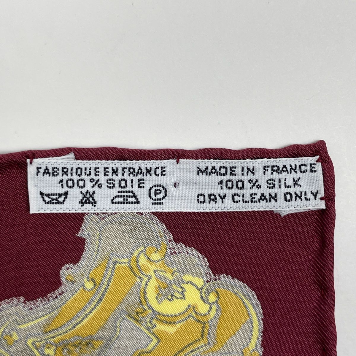 エルメス HERMES カレ 90 鍵柄 キー スカーフ シルク ボルドー レディース