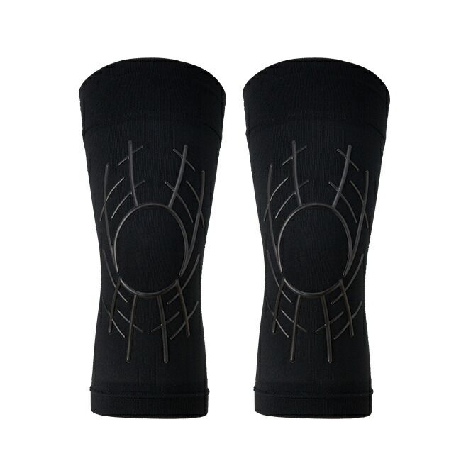 メール便配送 ブラック Lサイズ タフシロン 人工筋肉膝サポーター ネクスト 同色同サイズ セット 膝 サポーター 女性 ロング 膝用サポーター ずれない 人工筋肉サポーター 膝痛サポーター 高齢者 補助 痛み 人工 筋肉 ひざ