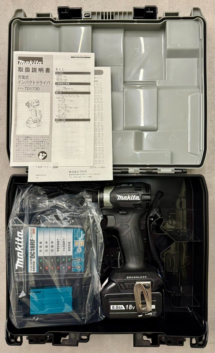 未使用品 マキタ 18V インパクトドライバー TD173DZB 黒 *一部小 未使用品 マキタ 18V インパクトドライバー TD173DZB 黒 *一部小