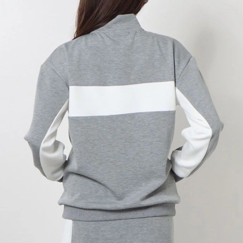 DBハーフジップスウェット ｸﾞﾚｰ