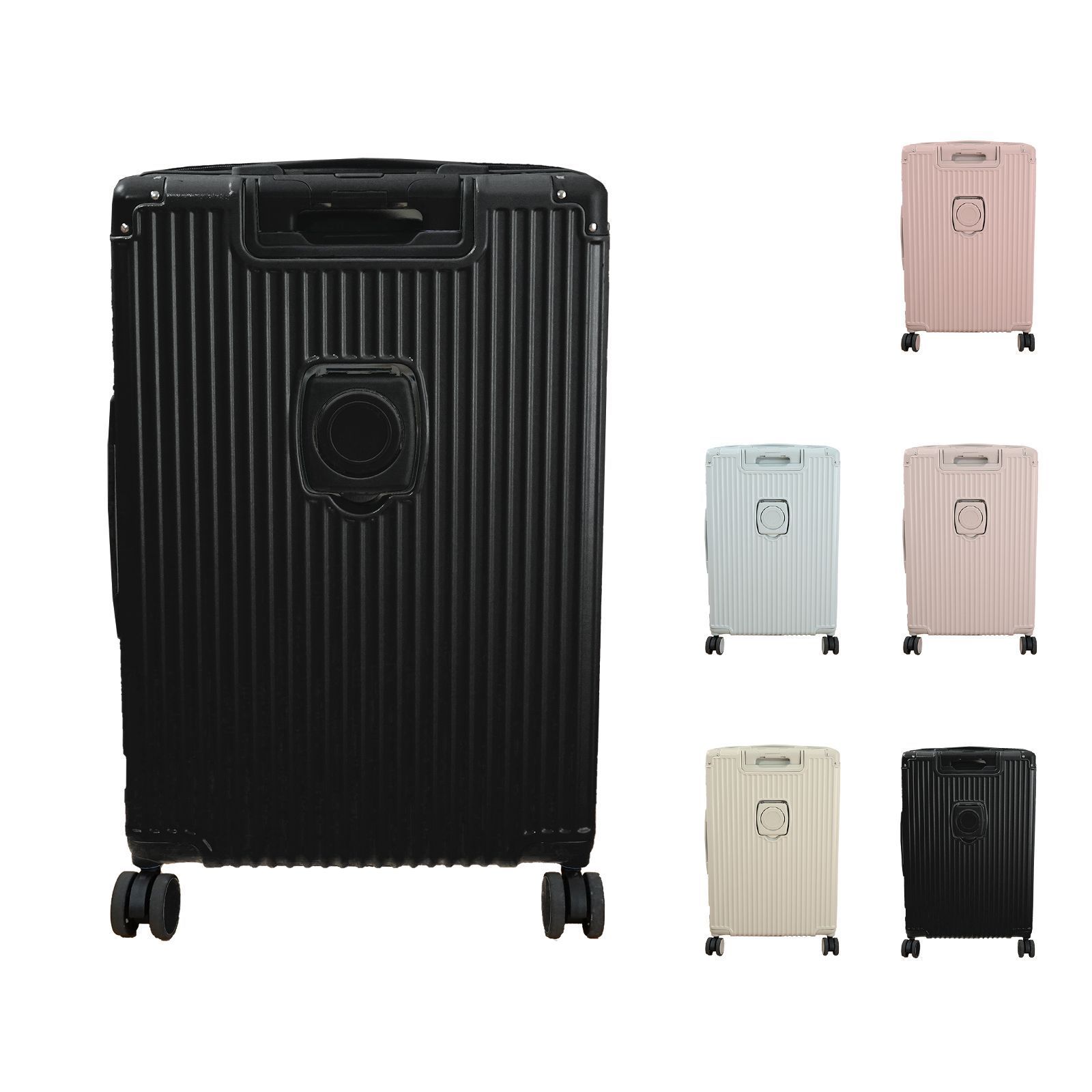 スーツケース M 軽量 TSAロック カップホルダー付き USBポート搭載 大容量 静音 旅行 出張 ビジネス おしゃれ XtpT 521