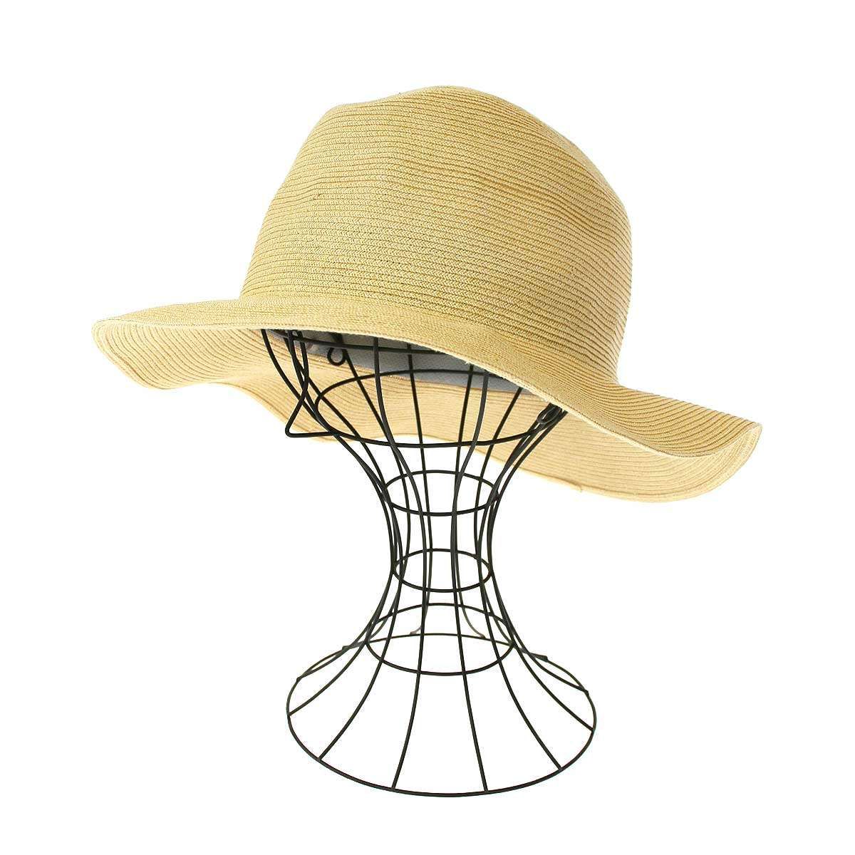 キジマタカユキ PAPER BRAID SOFT HAT ストローハット KIJIMA TAKAYUKI