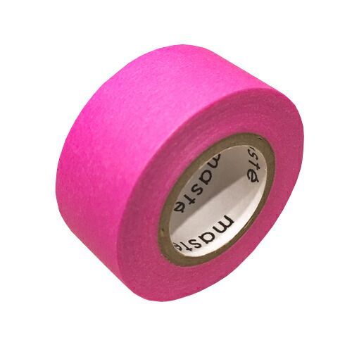 全部実物撮影しております まとめ マークス マスキングテープ ベーシック 無地 ネオンマゼンタ MSTMKT07-FPK ×50セット 販売終了