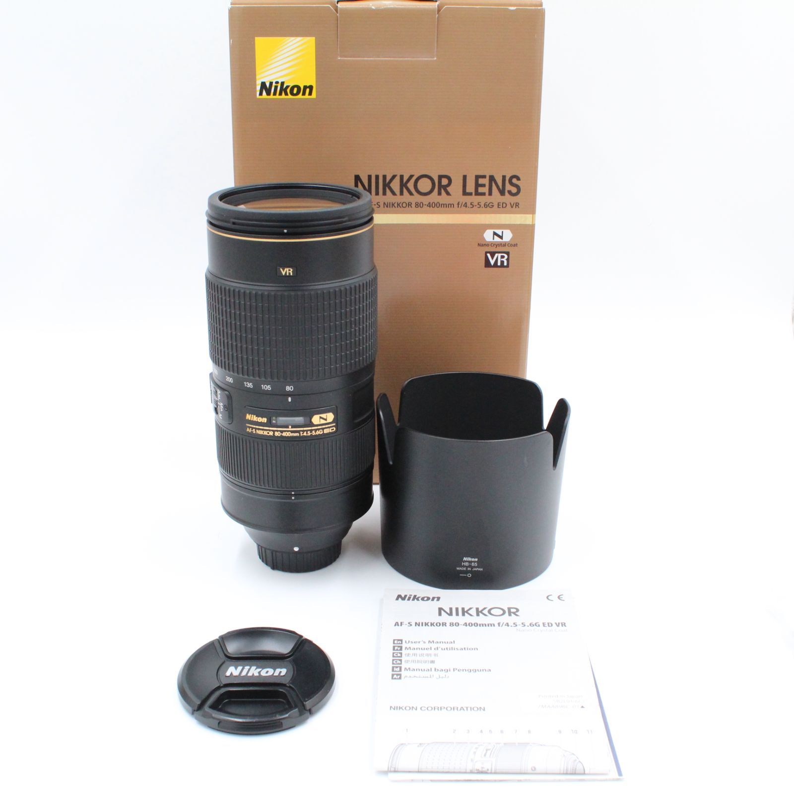 元箱付き。☆新品級☆ Nikon ニコン 望遠ズームレンズ AF-S NIKKOR 80