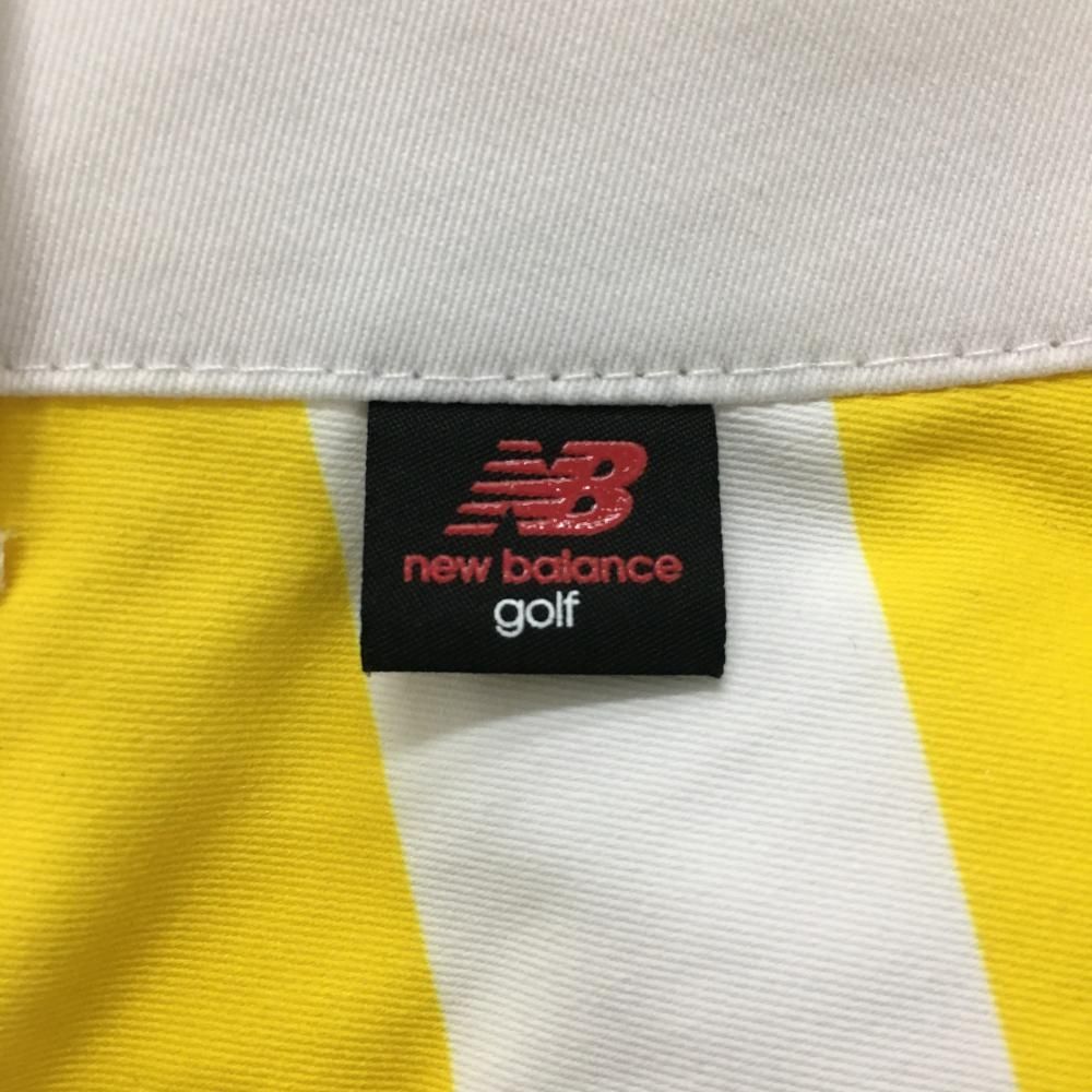 new balance golf - 【超美品】ニューバランスゴルフ スカート 白×イエロー ボーダー 切替　 レディース 2(L) ゴルフウェア New Balance 超美品】ニューバランスゴルフ スカート 白×イエロー ボーダー