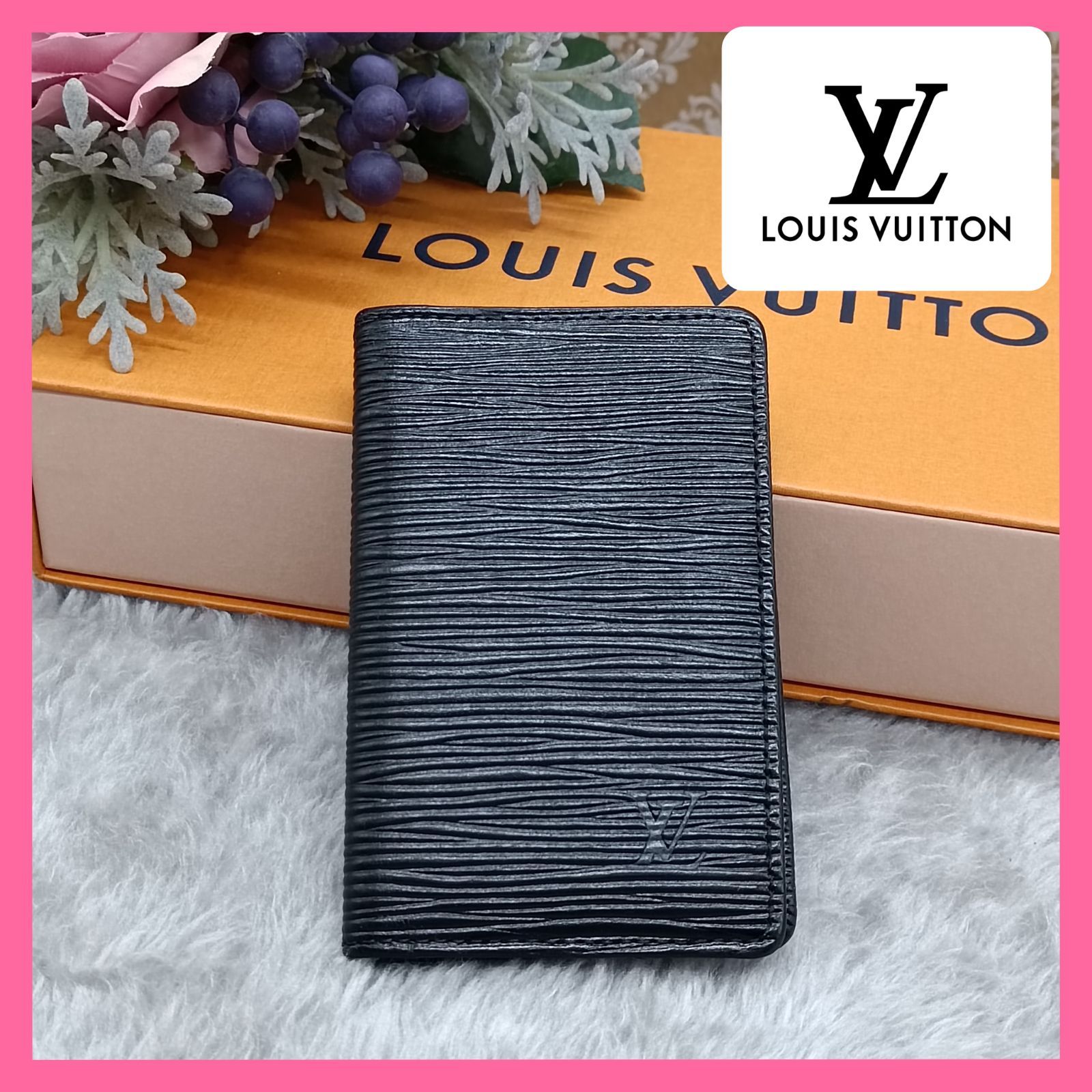 《 LOUISVUITTON 》　ルイヴィトン　エピ　ポシェットカルトヴィジット　カードケース　M56572　ノワール　パスケース　名刺入れ　ブラック　 本革　ユニセックス　送料無料・匿名配送・最短即日発送いたします！　527