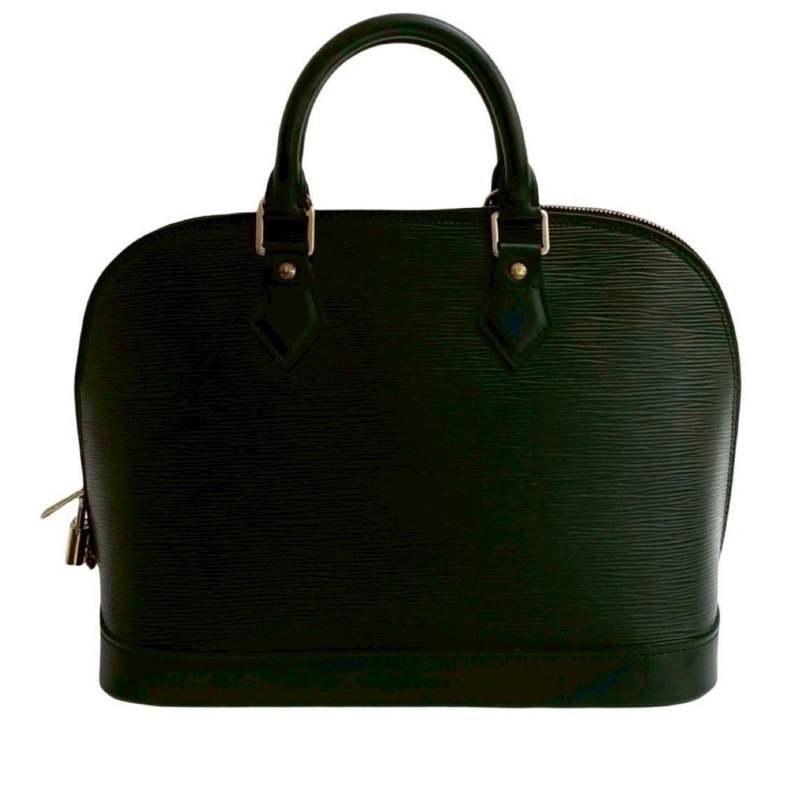 極美品　ルイヴィトン　アルマPM ハンドバッグ　エピ　黒　レザー　本革　LV ルイヴィトンアルマPM 14127 ノワール レディース エピレザー