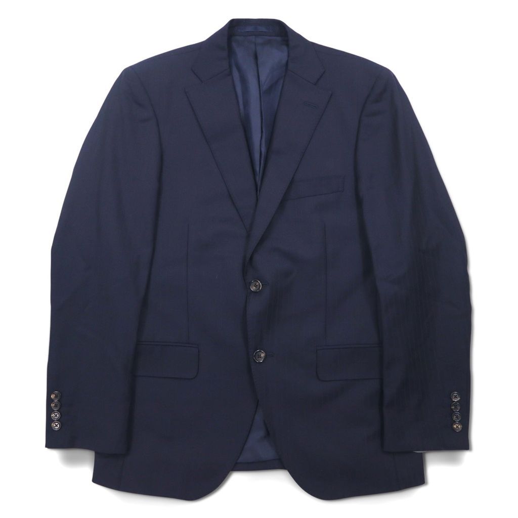 人気ブラドン Ermenegildo ネイビー S セットアップ スーツ 2B Zegna スーツ