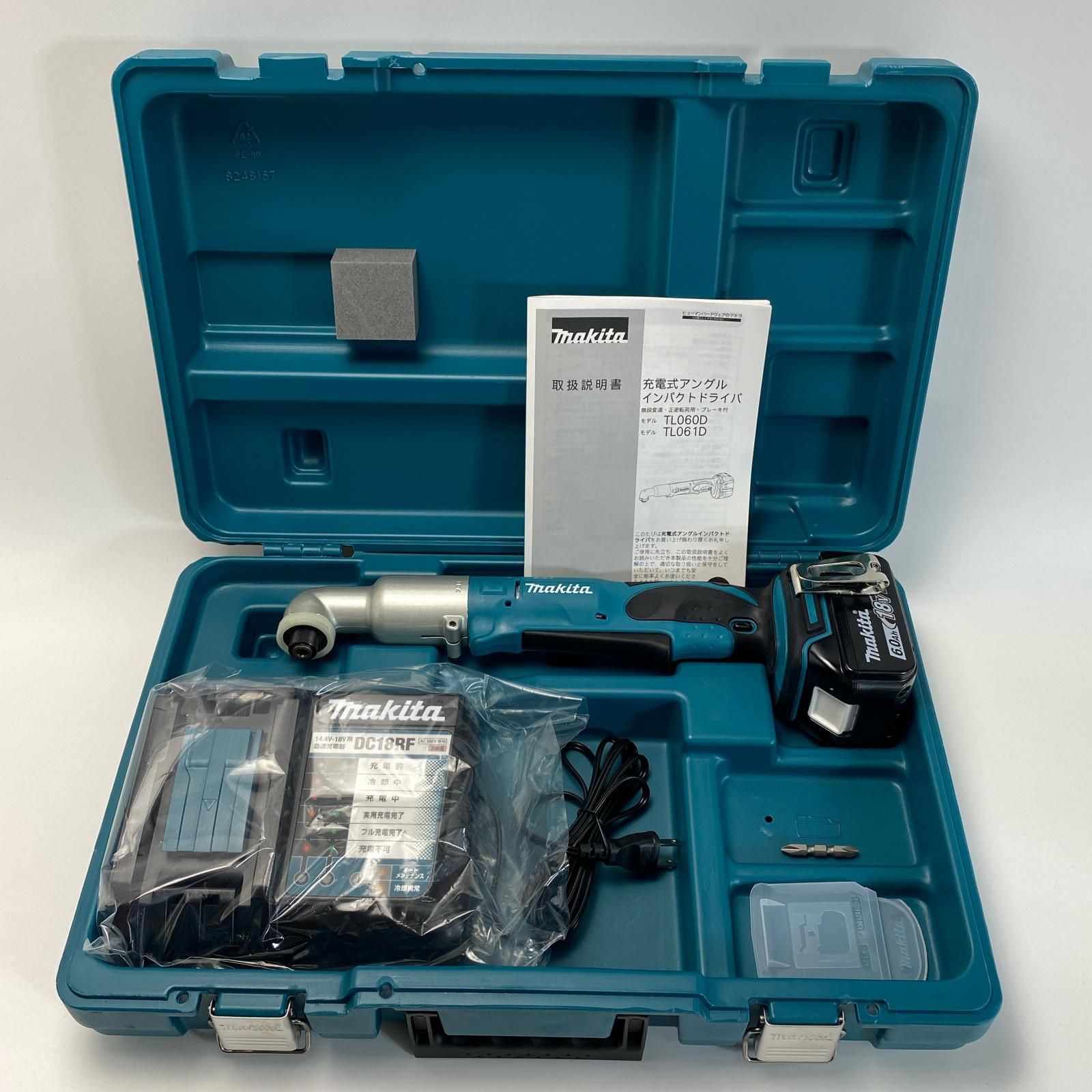 MAKITA マキタ アングルインパクトドライバ 付属品完備 TL061DRG