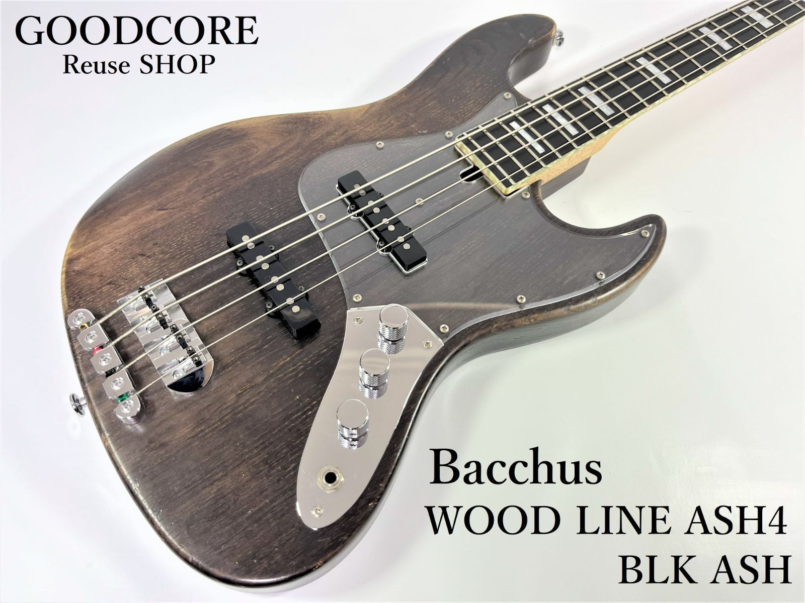 Bacchus バッカス WOOD LINE ASH4 BLK OIL エレキベース - メルカリ