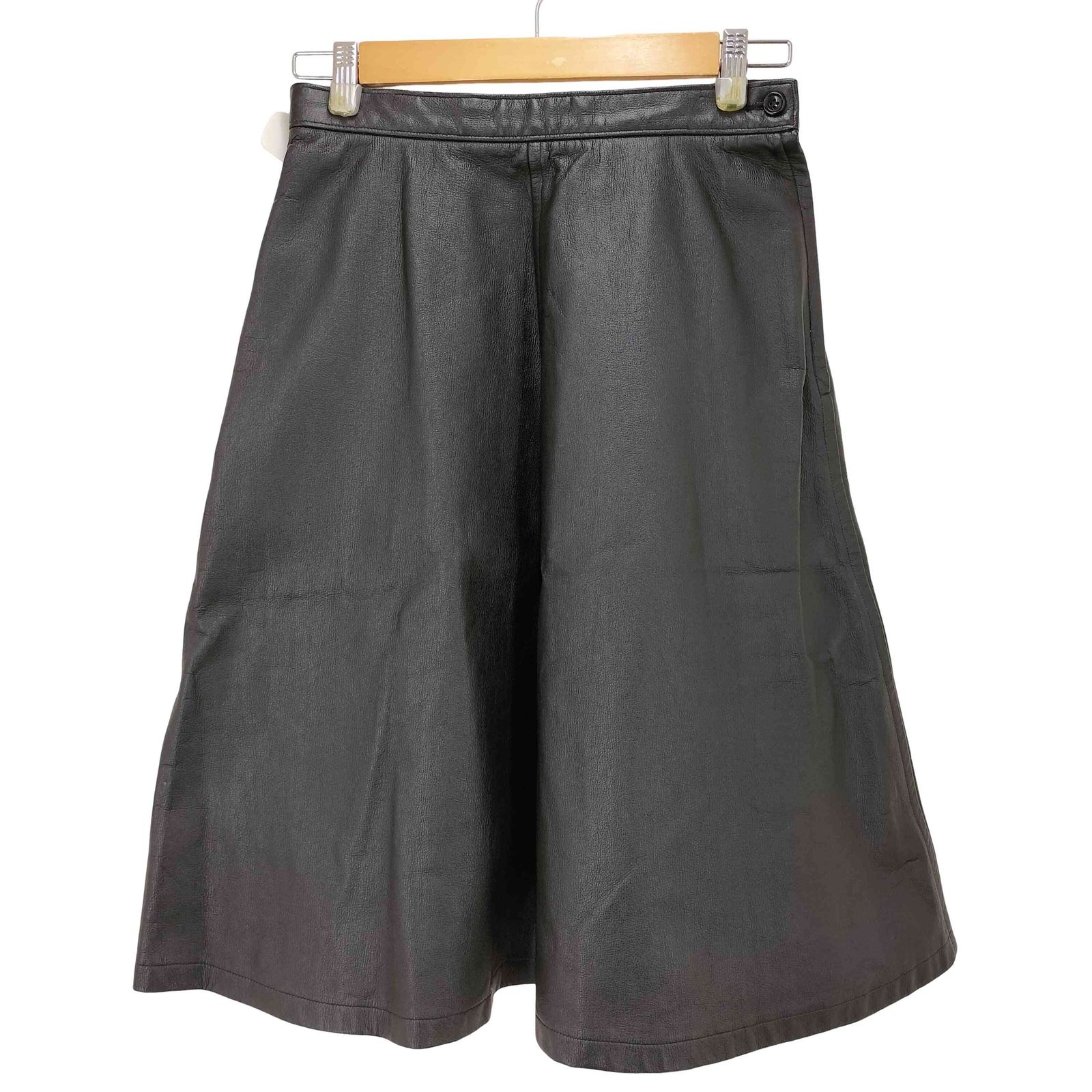 ローブドシャンブルコムデギャルソン robe de chambre COMME des GARCONS AD2000 Fake Leather Skirt サイドジップ フェイクレザー フ スカート レディース JPN L