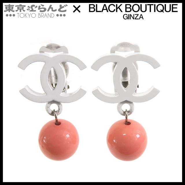 CHANEL シャネル イヤリング ピンクココマーク 04C