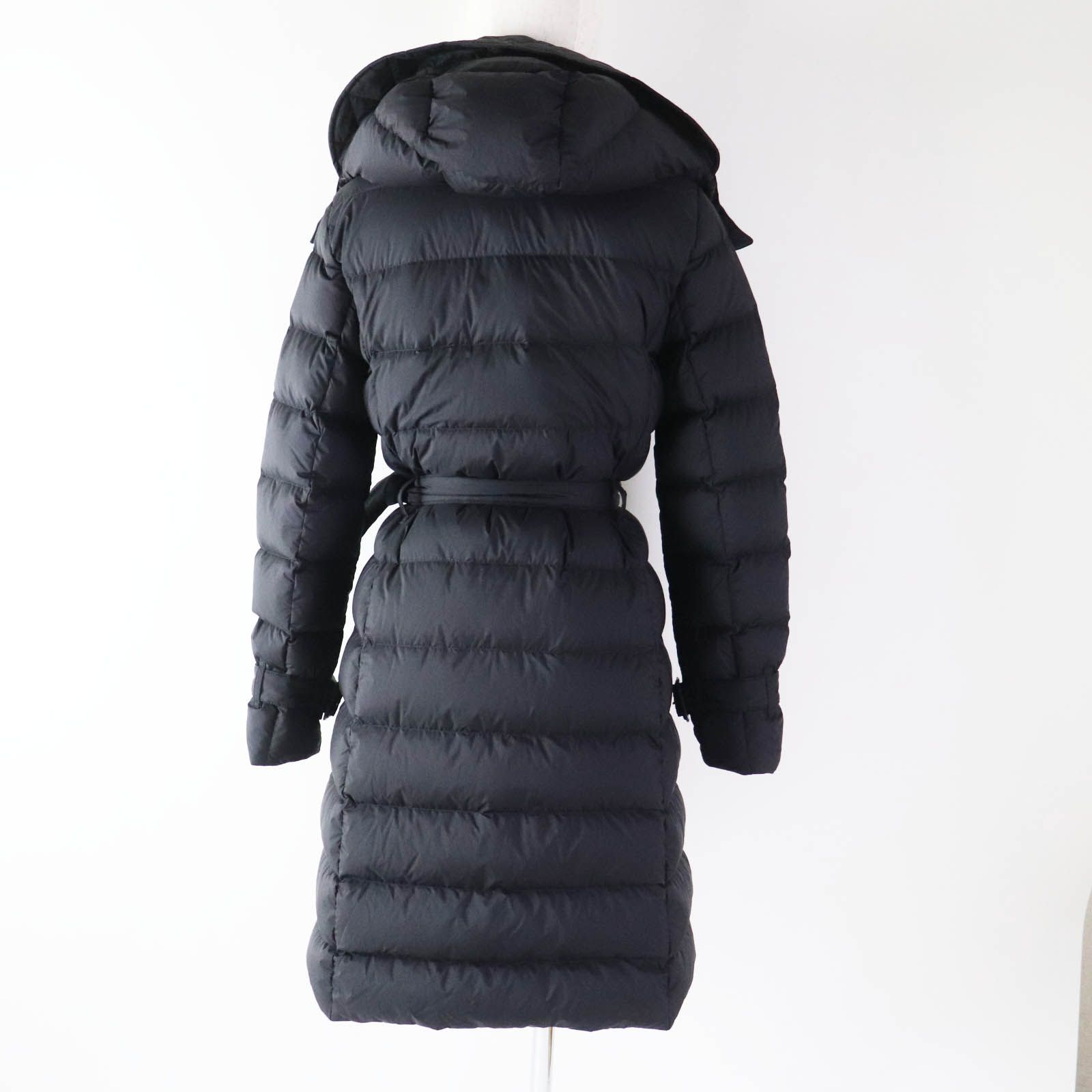 美品◎BURBERRY バーバリー 23SS 8044680 ベルト付き フーデッド 