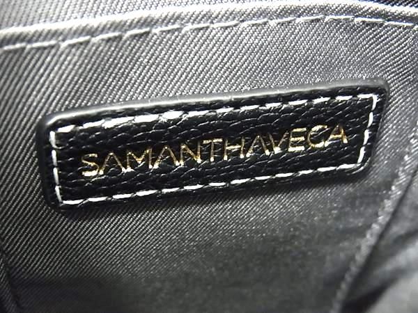 □新品同様□ Samantha Vega サマンサベガ レザー ビーズ フリル 2WAY