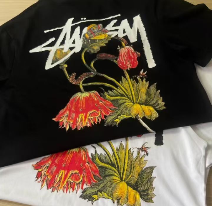 ★送料・関税込★STUSSY★Stussy Withered Flower T-Shirt★ Stussy Withered Flower T Shirt | Grailed