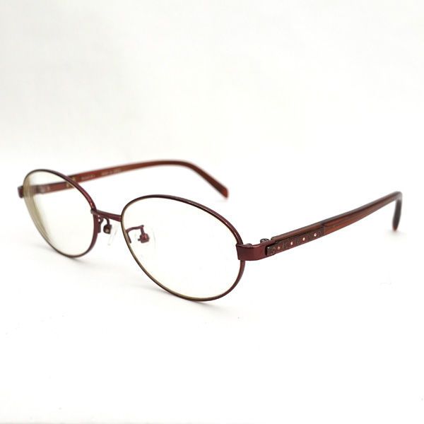 GUCCI / グッチ □GGメガネ 度入り チタン ブラウン系 GG85035