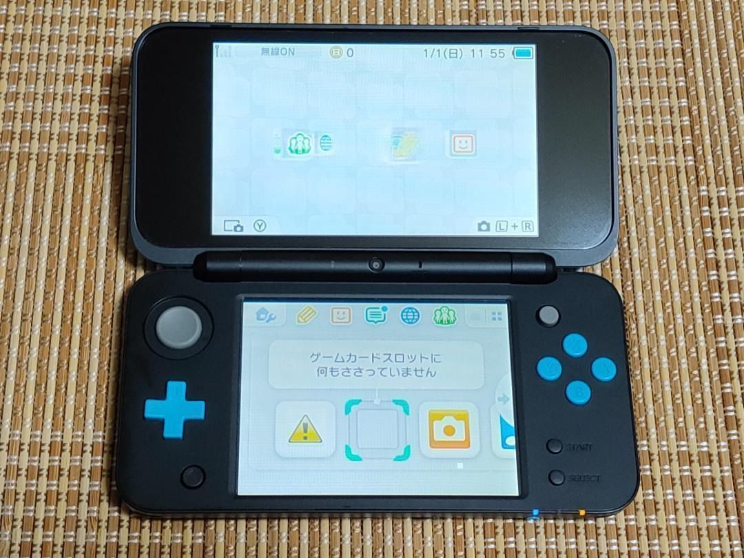 New2DSLL ブラック×ターコイズ