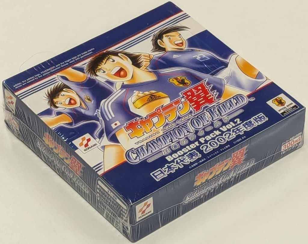 コナミ 王者のフィールド VOL.2[日本代表2002年度版] キャプテン翼ブースターパック2（16パック入り） 1BOX ※箱...イタミ