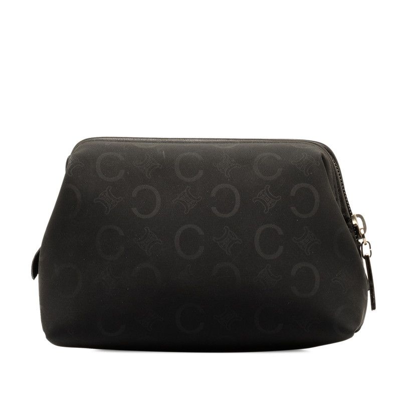 CELINE マカダム柄 ポーチ バニティバッグ