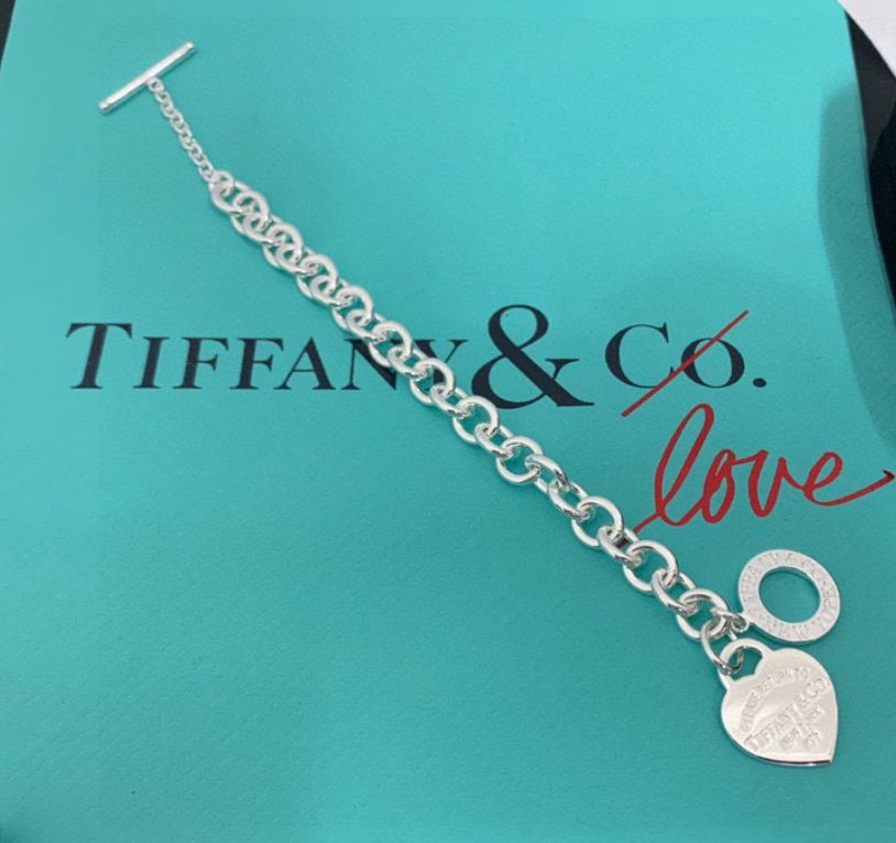 ティファニー TIFFANY&Co ハート タグ トグル シルバー チェーン ブレスレット - メルカリ