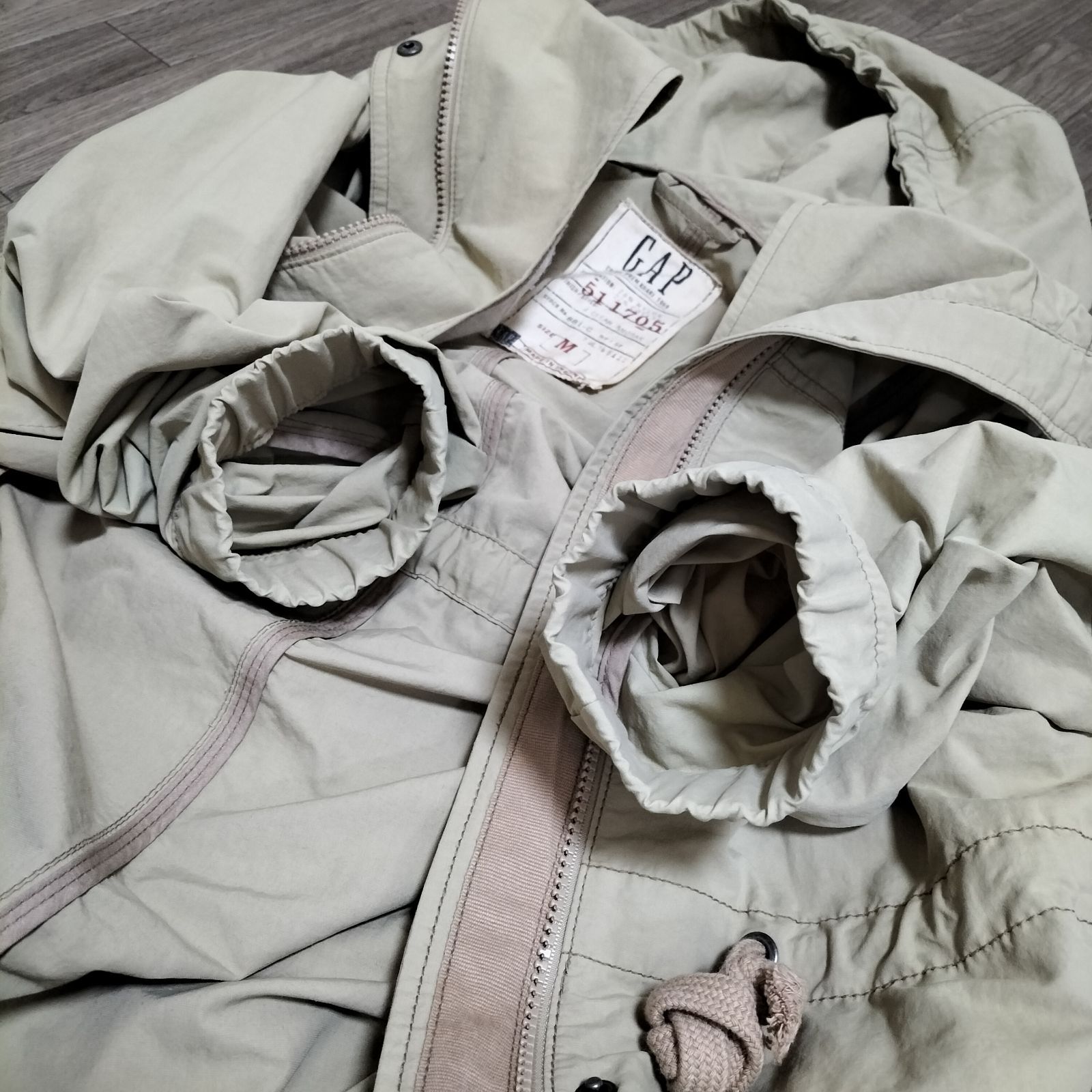 old gap マウンテン ナイロン ジャケット グレー テック系 y2k GAP - oldGAP オールドギャップ ナイロンジャケット L グレーの