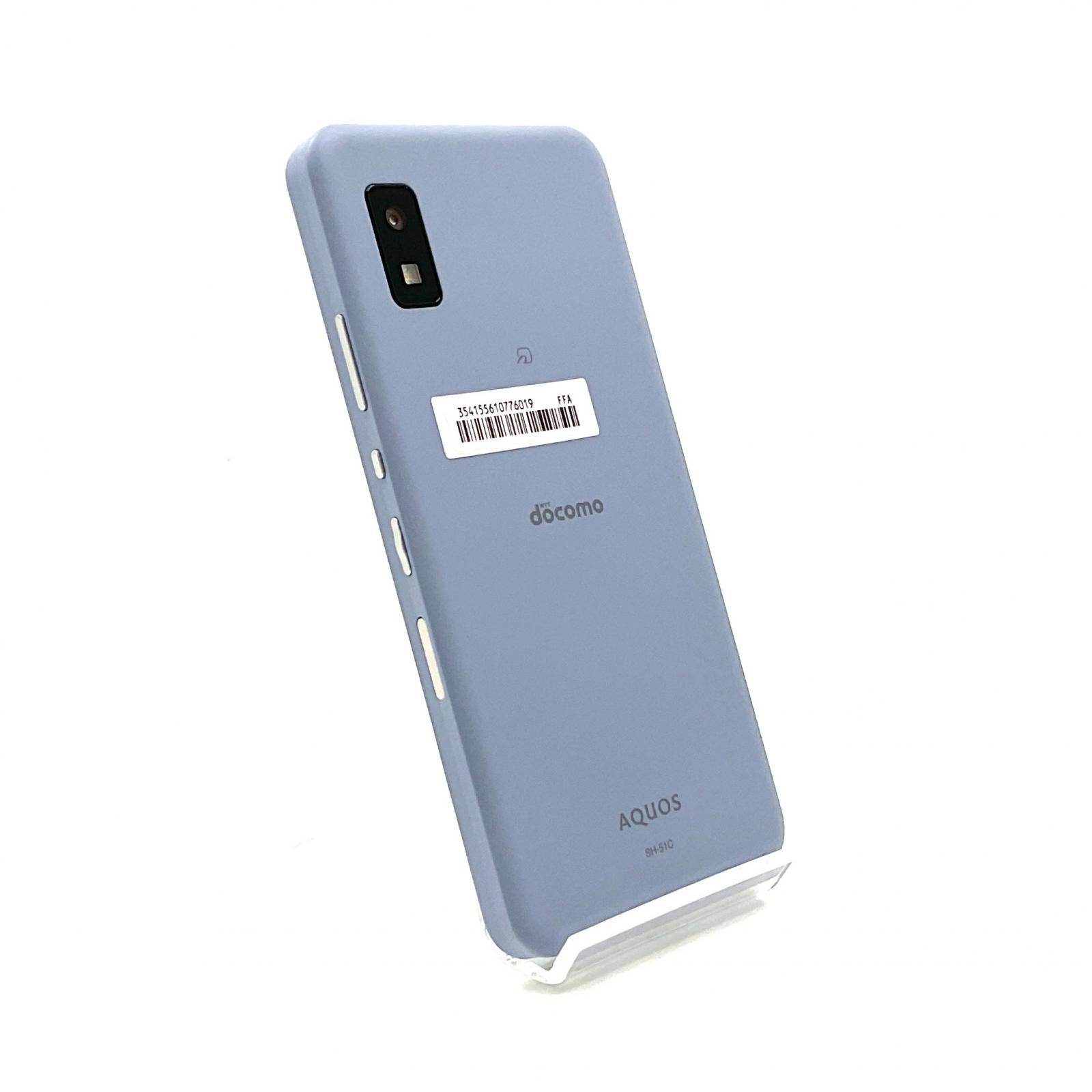 SHARP AQUOS wish2 64GB ブルー docomo SH-51C 白ロム 動作確認