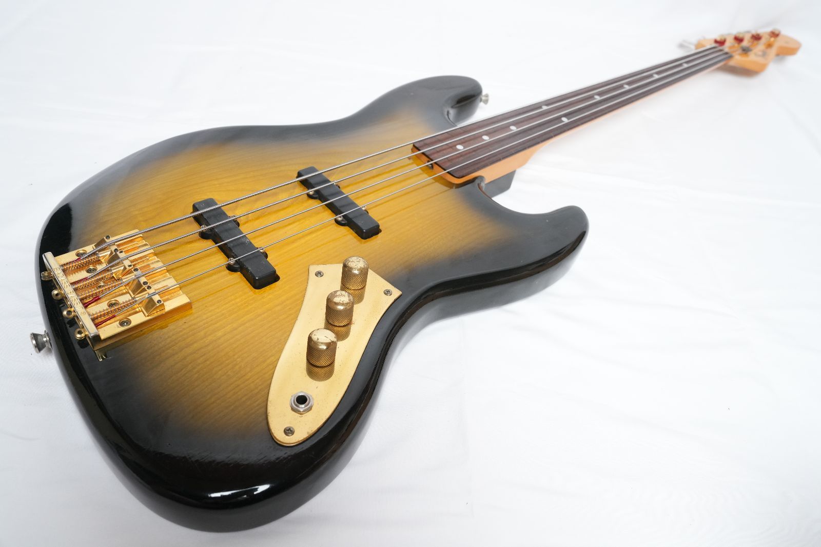 ESP ジャズベース　レア！　オーダー物？ ☆ESP☆カスタムオーダー フレットレスジャズベース 日本製 90